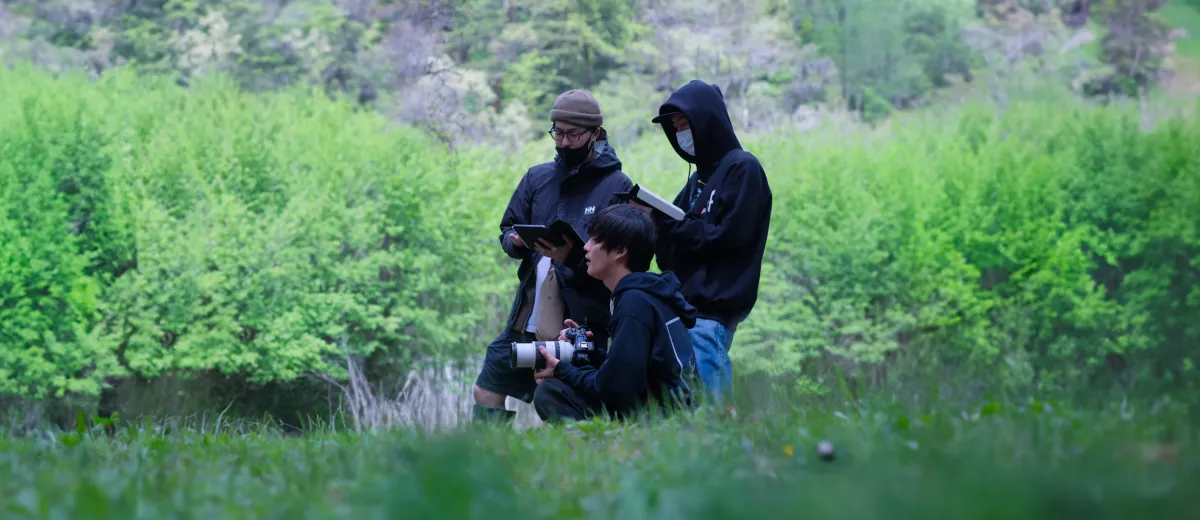 自然観察の様子
