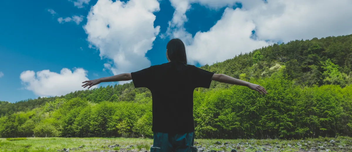 自然観察の様子