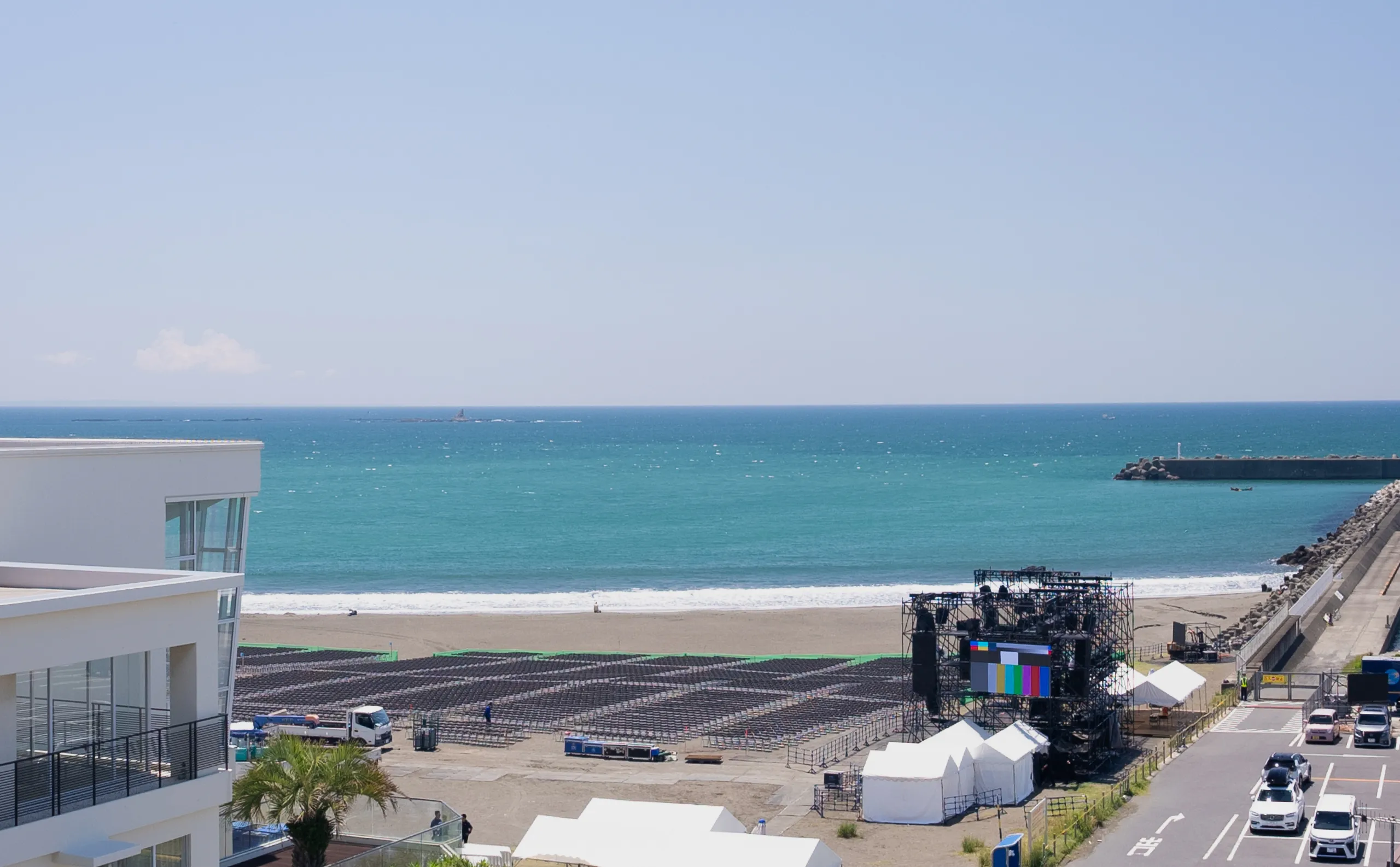 湘南の海 背景画像